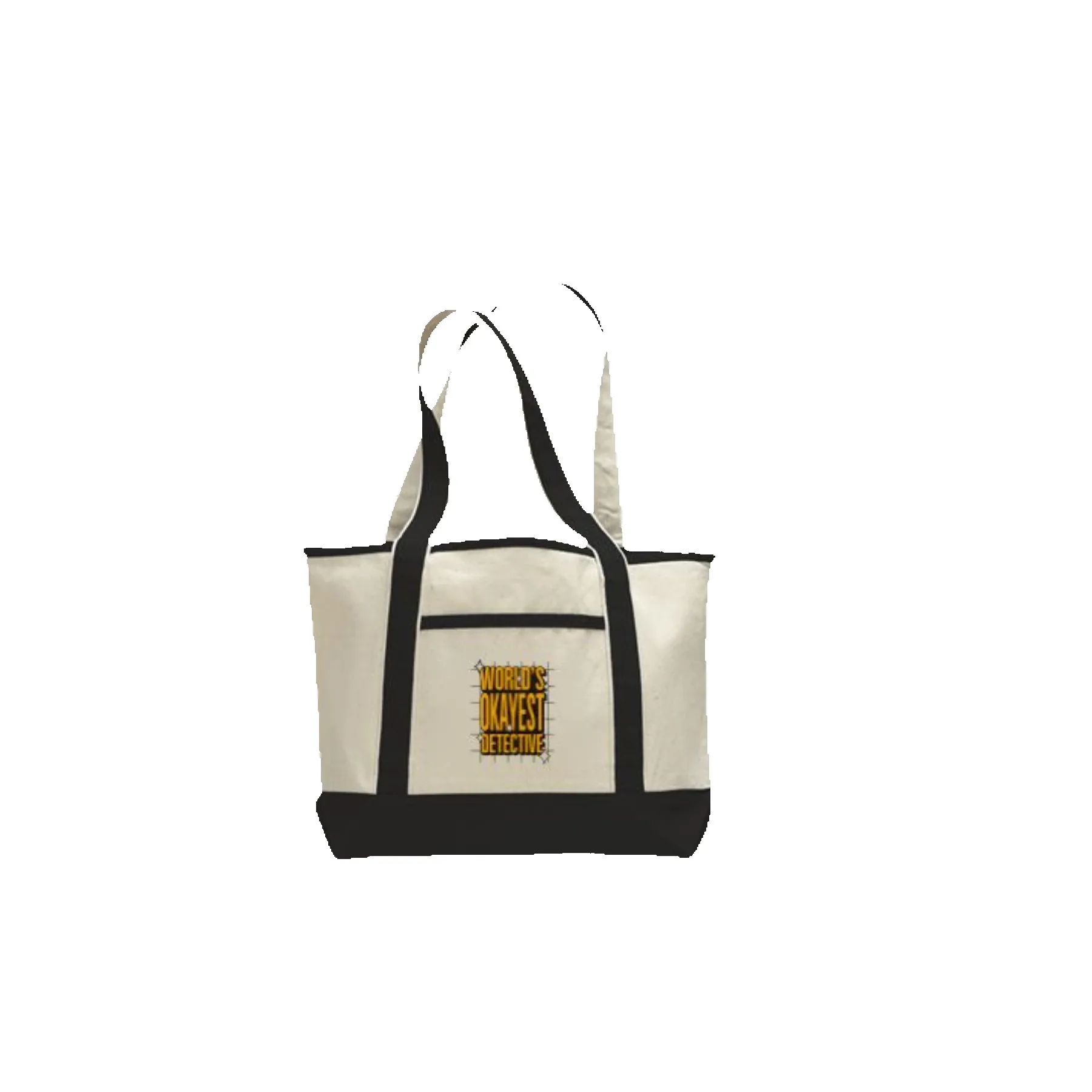 Small Canvas Deluxe Tote Bag w/5.5" Gusset (18.5"x12"x5.5")