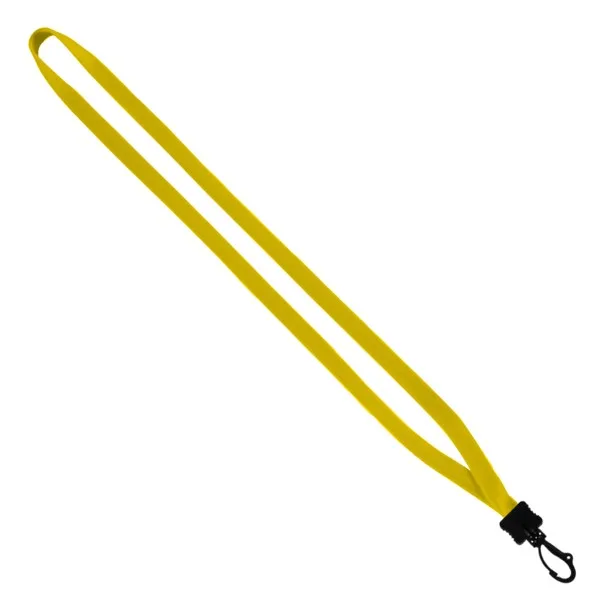 1/2" Cotton Lanyard with Plastic Clamshell & Swivel Snap Hook view 3