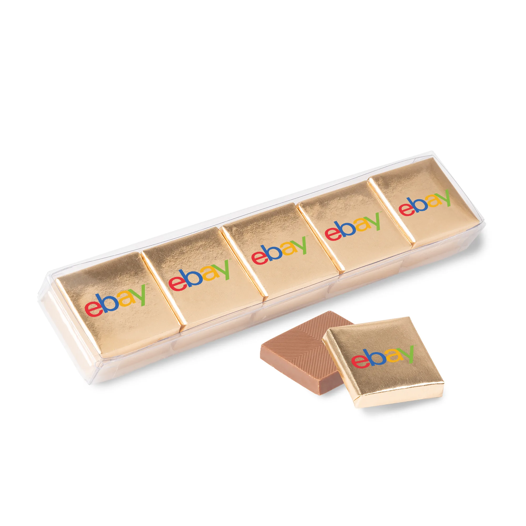 Ten Piece Chocolate Foiled Square Acetate- Full Color view 3