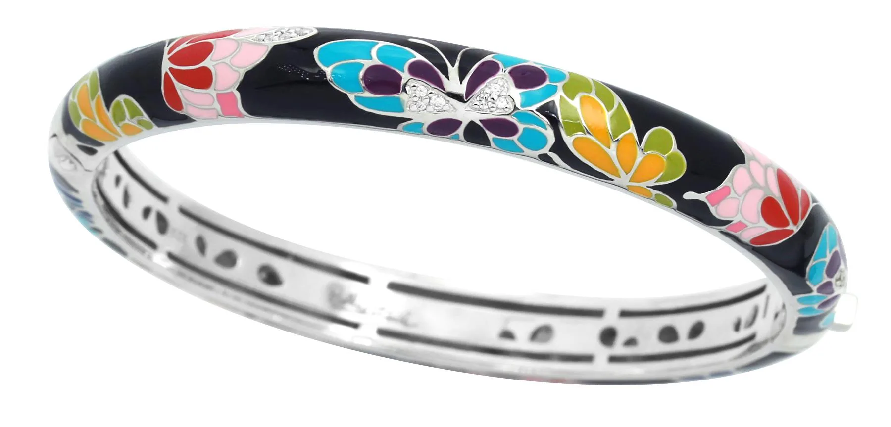 Belle Etoile Butterfly Kisses Stackable Bangle