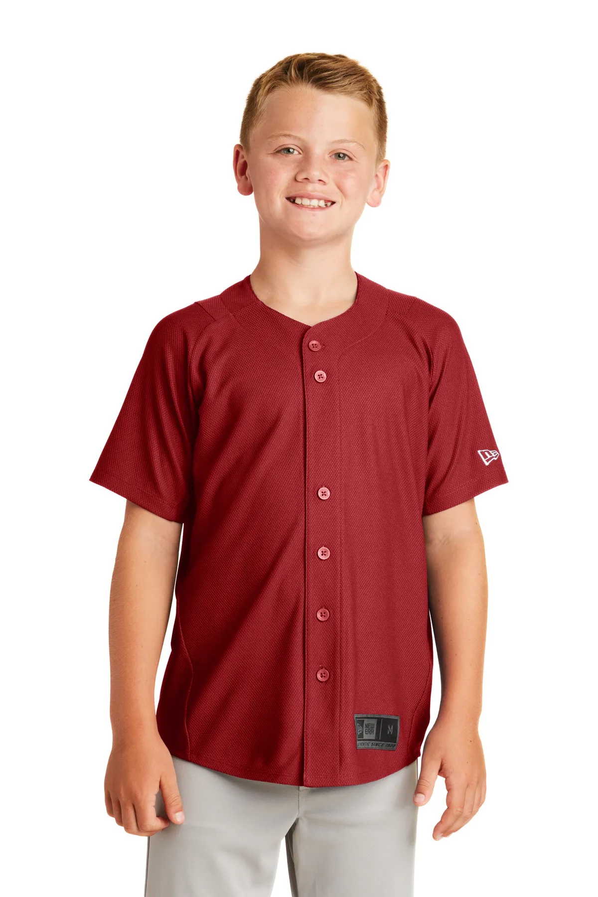 New Era ® Youth Diamond Era Full-Button Jersey.