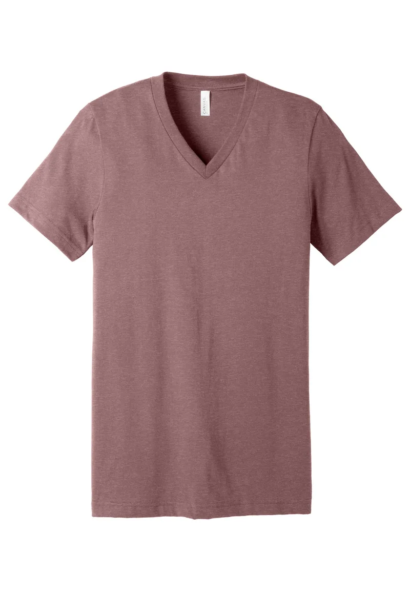 BELLA+CANVAS® Unisex Heather CVC V-Neck Tee view 7