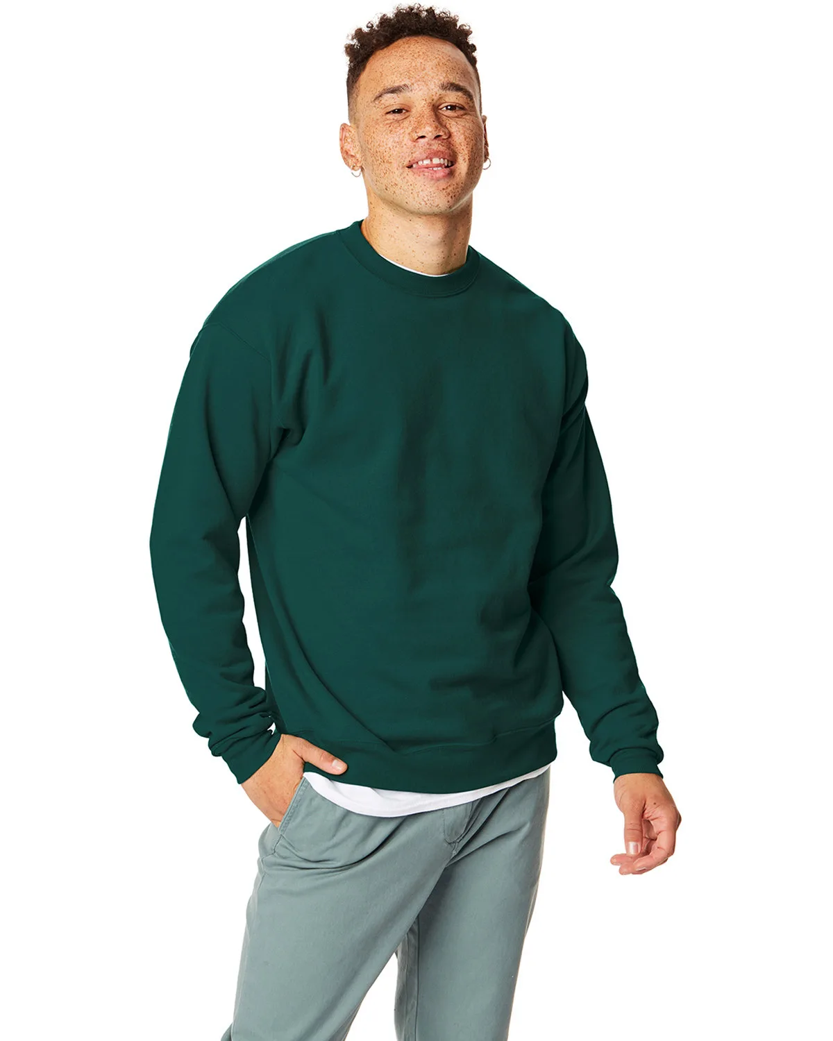Hanes Printables Unisex Ecosmart® Crewneck Sweatshirt view 6