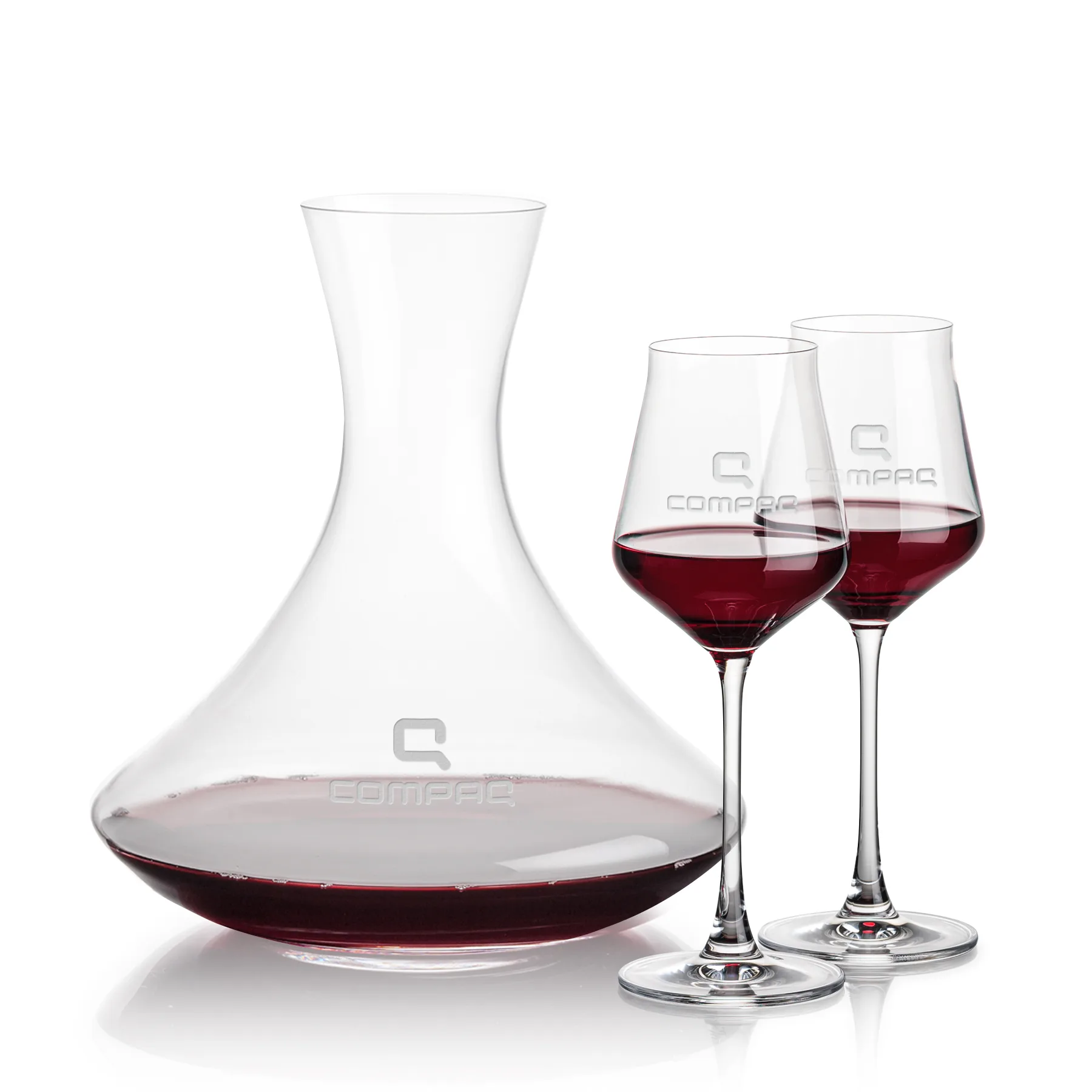 Stemmed Set, Bretton Wine Set, Carafe & 2 Wine