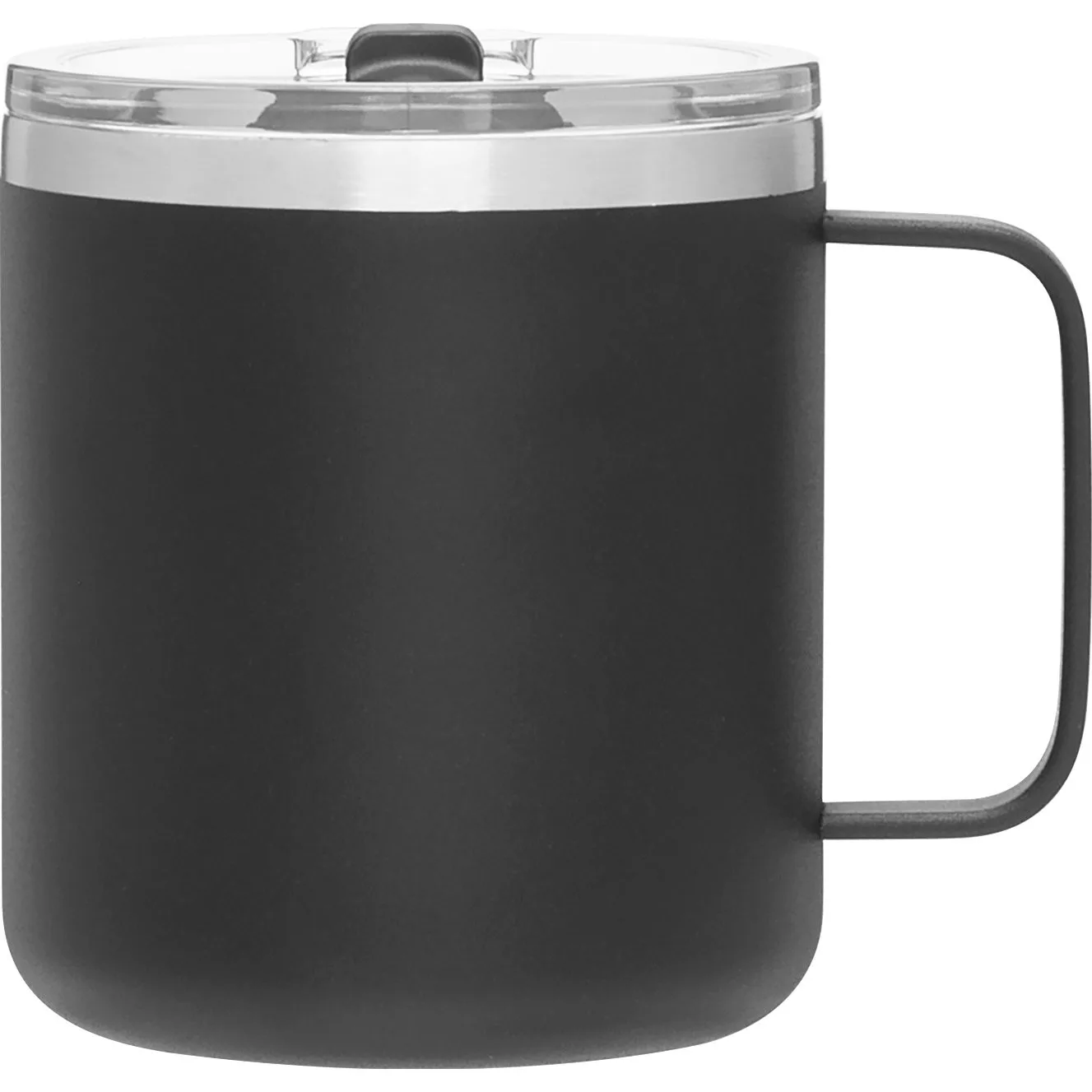 12 oz Camper Travel Mug (Matte Black) view 2