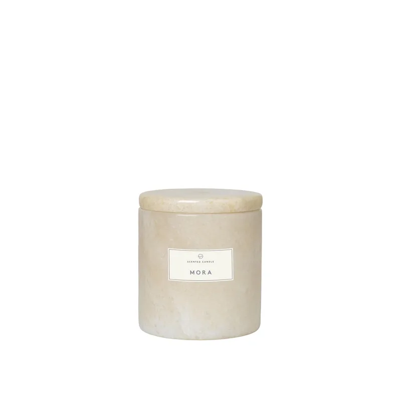 Blomus Frable Small Scented Candle In Marble Container
