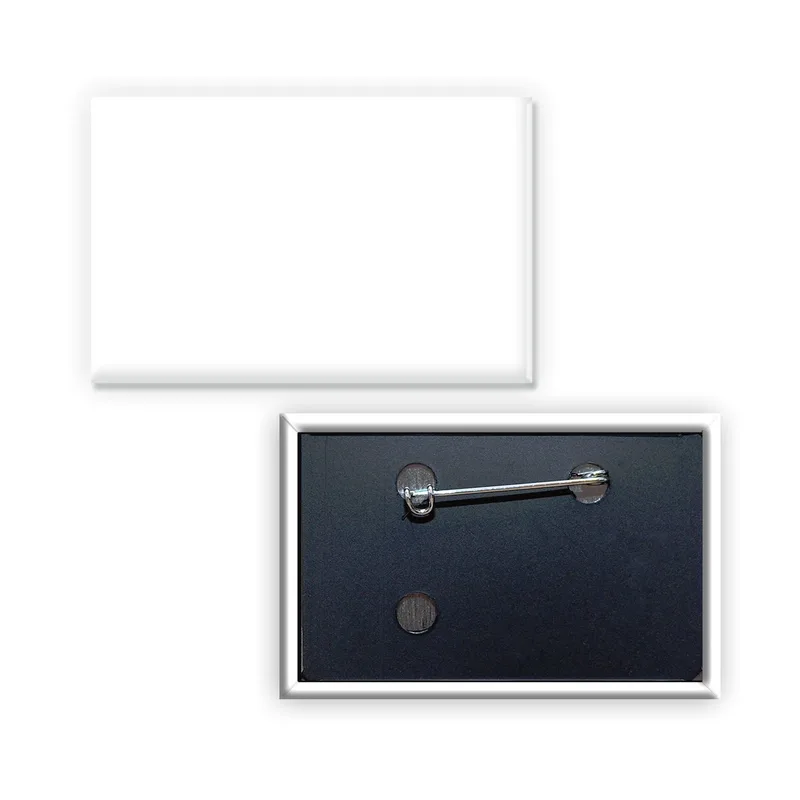 Rectangle Button w/ Pin view 2