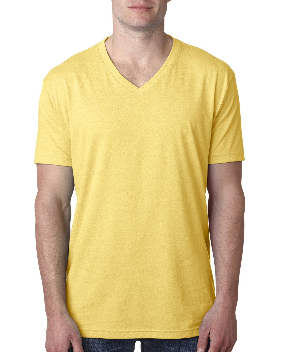 NEXT LEVEL APPAREL Men's CVC V-Neck T-Shirt