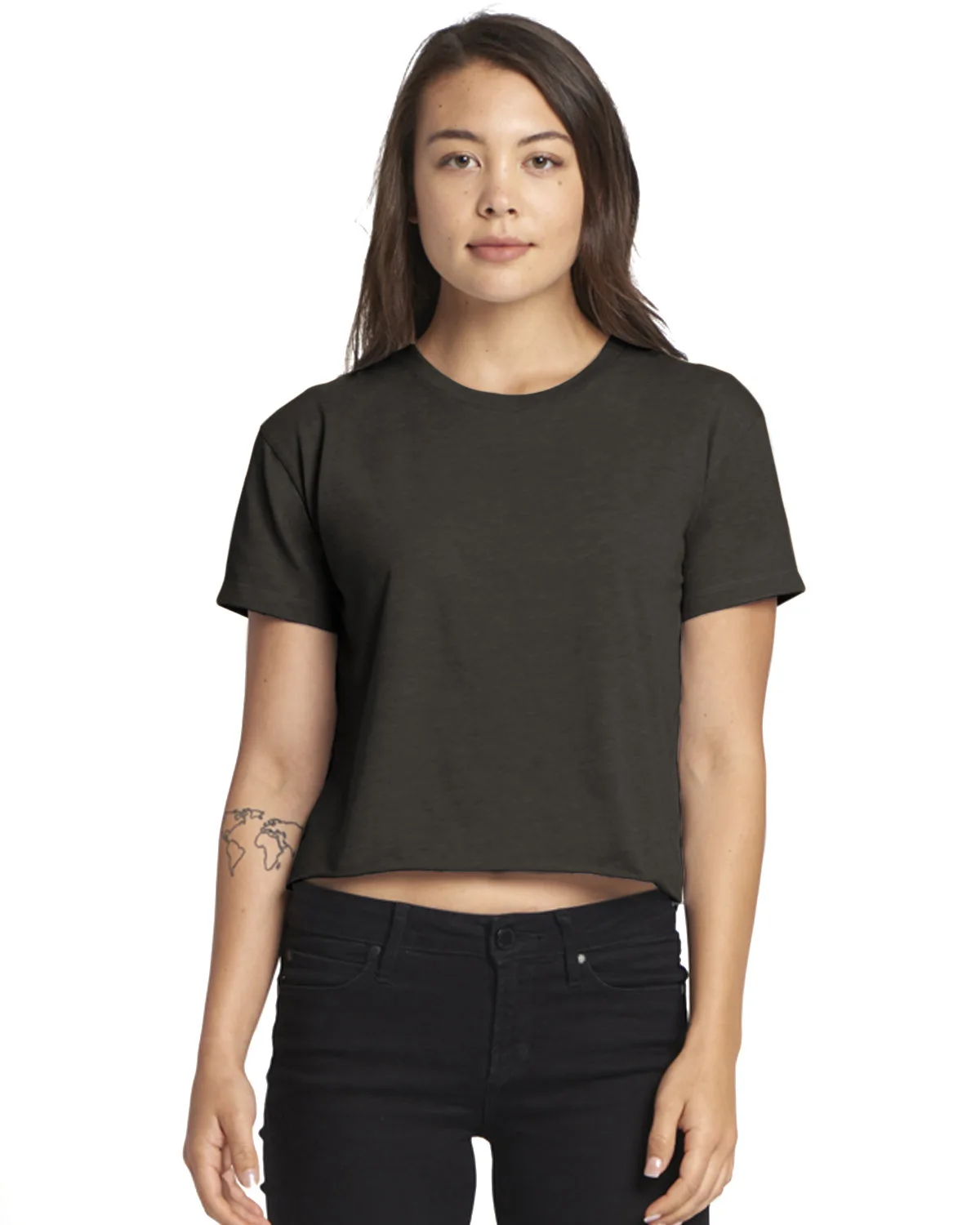 NEXT LEVEL APPAREL Ladies' Festival Cali Crop T-Shirt view 4