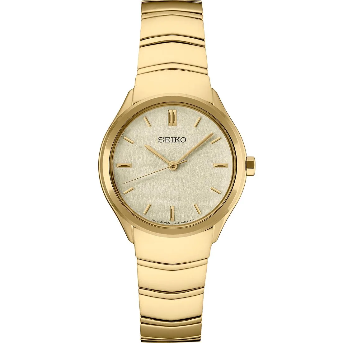 Seiko Watch Essentials Sgp Quartz Champagne Dial