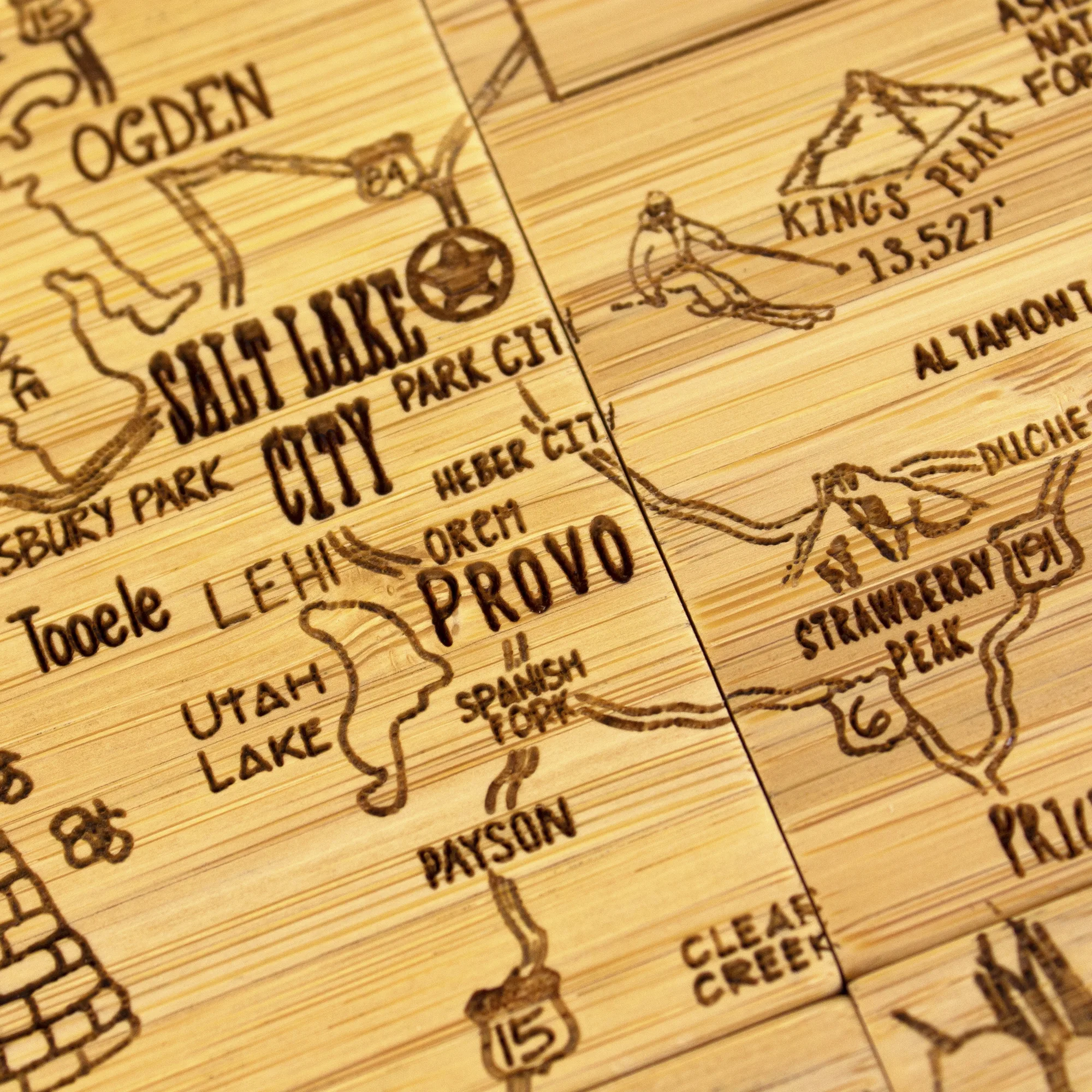 Utah Puzzle Coaster Set view 5