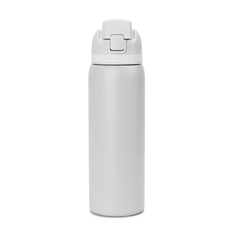 27 Oz. Solid Stainless Steel Pop Straw Bottle view 2