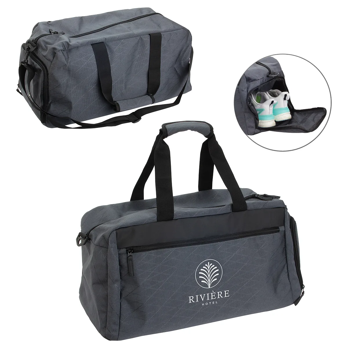 Diamondback Heathered Polycanvas Travel Duffel