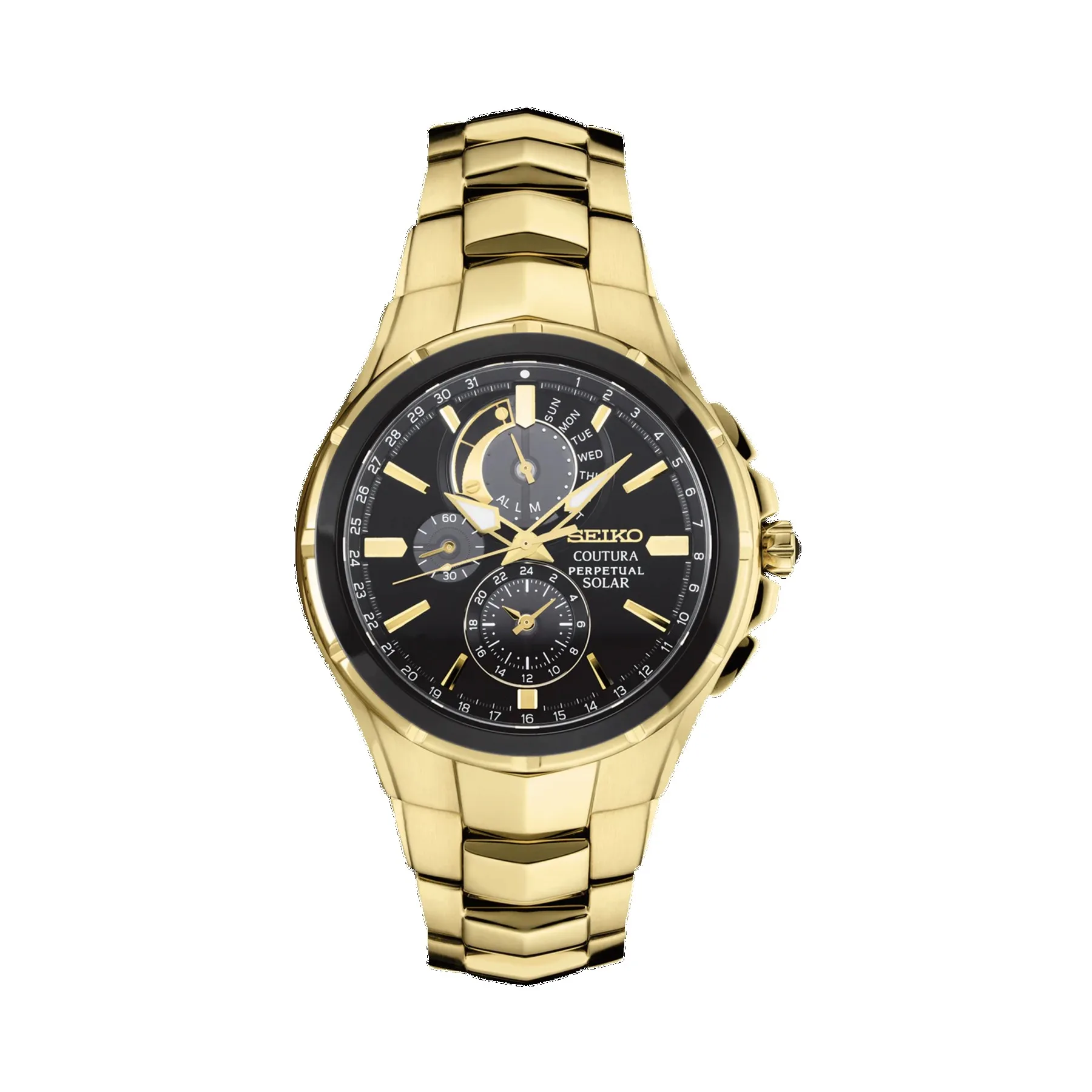 Seiko Men's Coutura Perpetual Solar Alarm Chronograph Watch