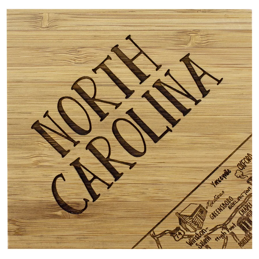 North Carolina Puzzle Coaster Set view 4