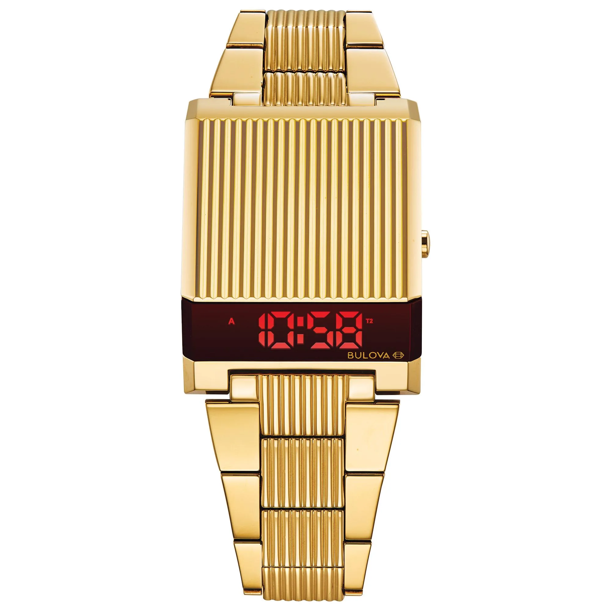Bulova Watches Men's Archive Series, Digital Led Computron Bracelet Watch