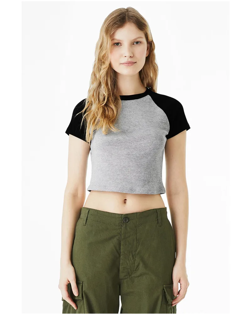 Bella+Canvas® Women's Micro Rib Raglan Baby T-Shirt