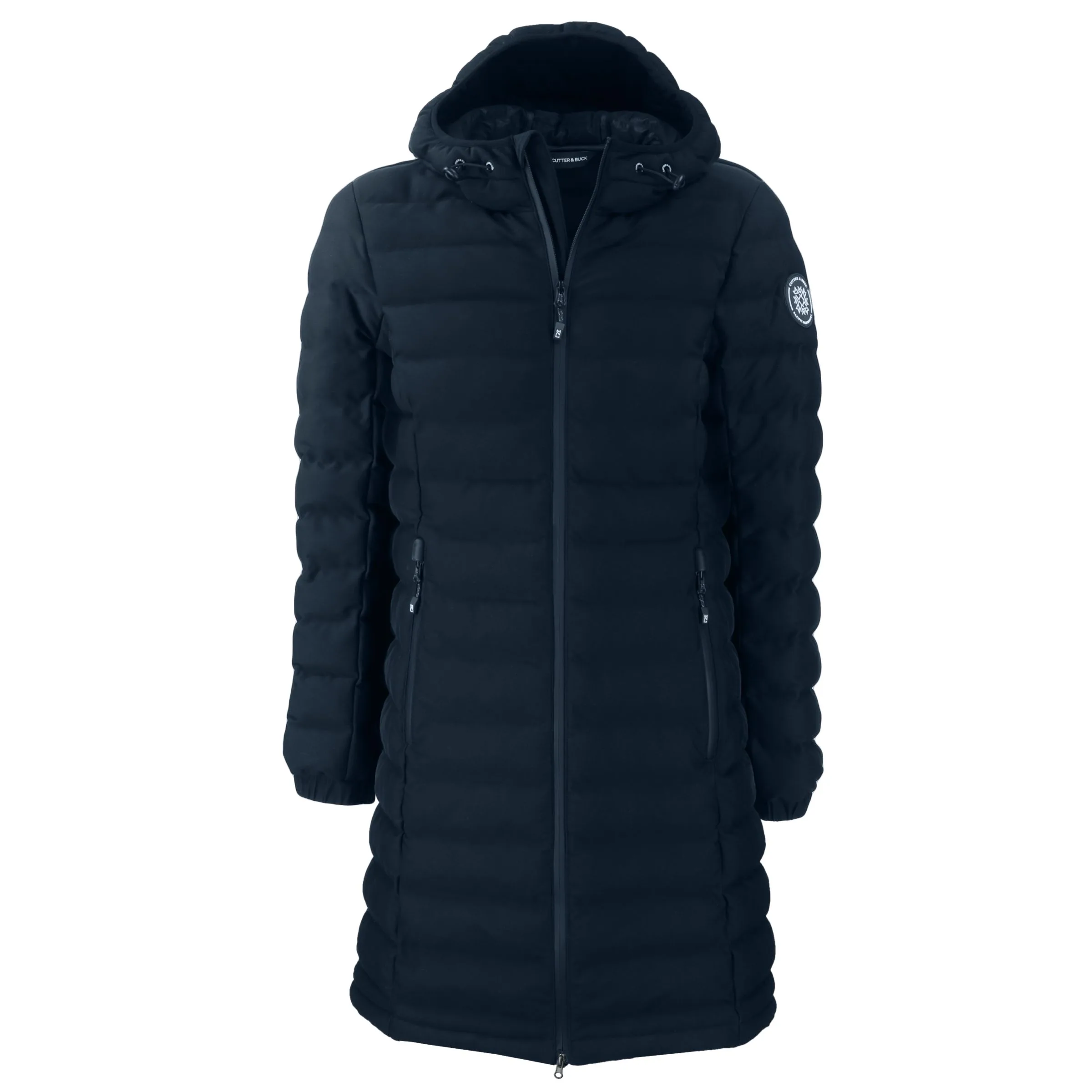 Cutter & Buck Mission Ridge Repreve Eco Insulated Womens Long Puffer Jacket view 3