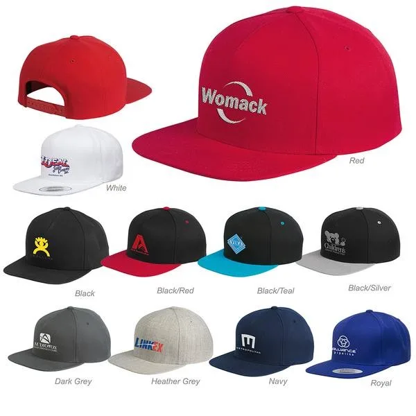 Yupoong 5089M 5-Panel Wool Blend Snapback