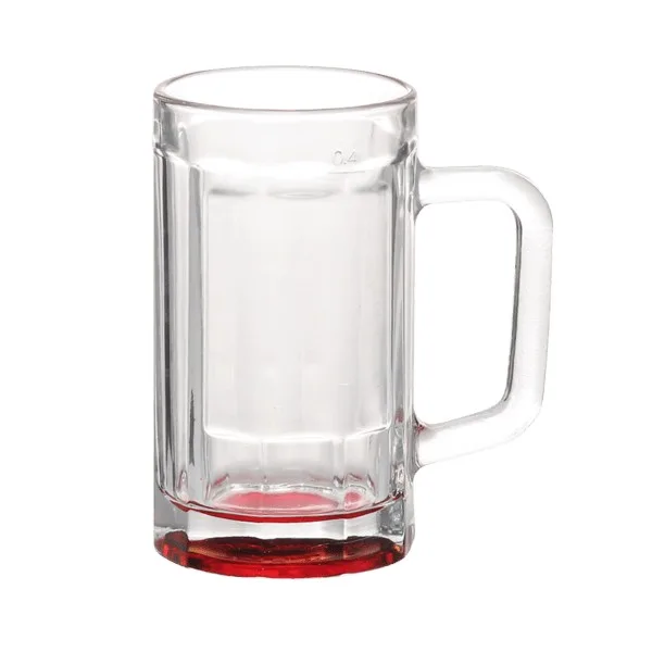 Chug 15 oz. Sports Fan Glass Beer Mug view 3