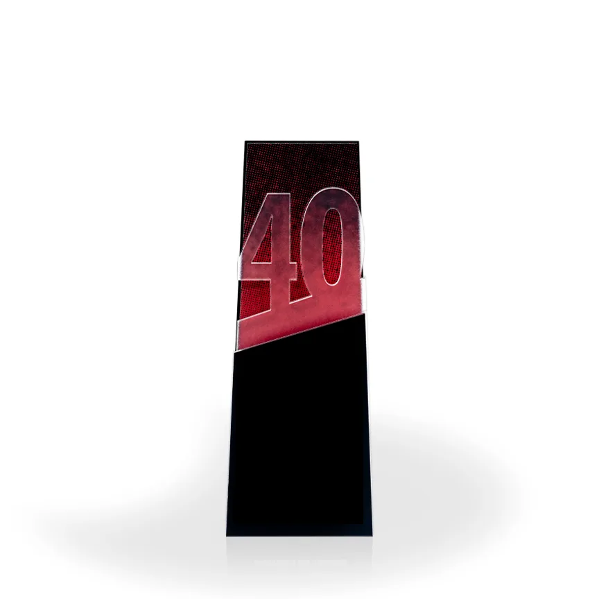 40 Flow Acrylic Desktop Award view 2