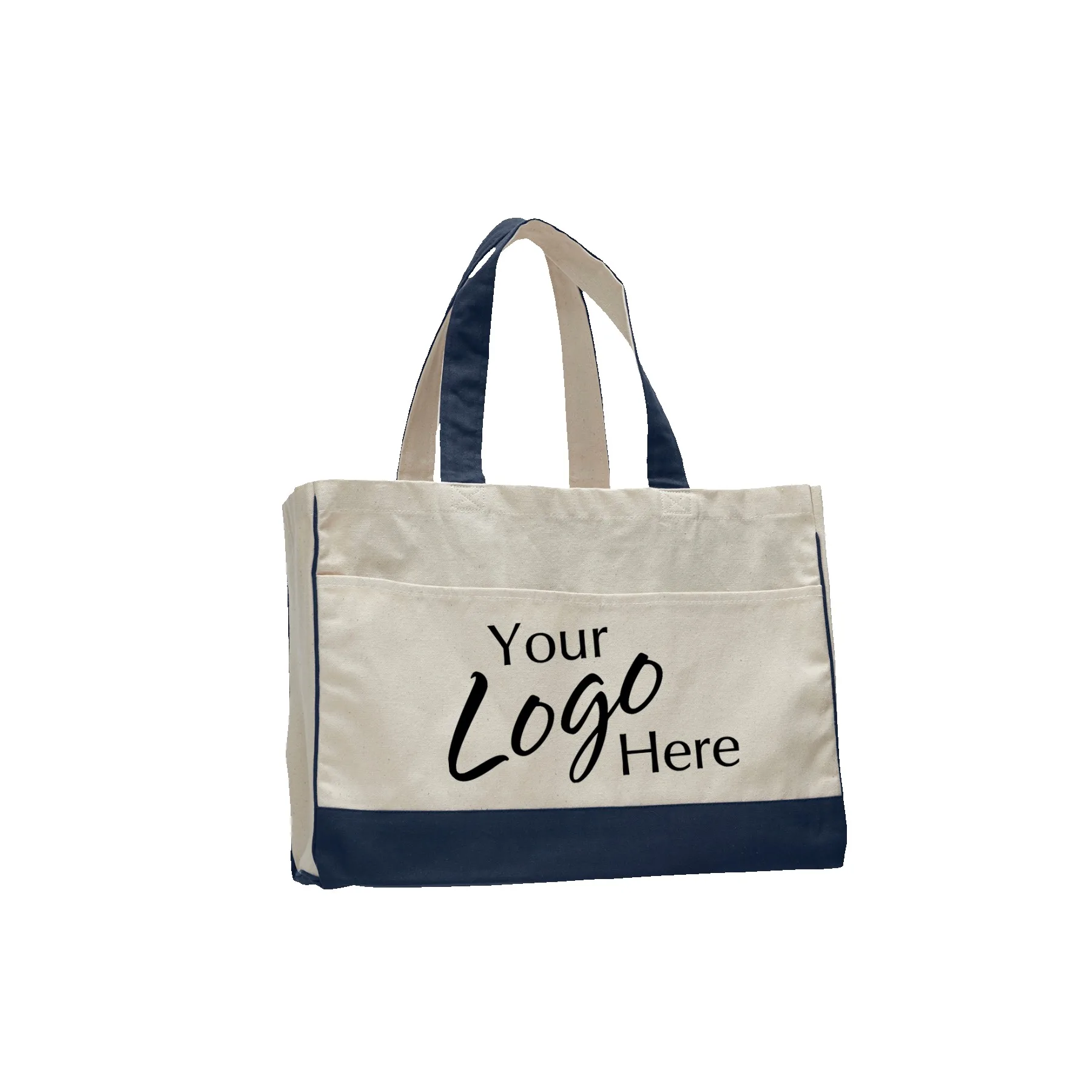 Natural Beige/Navy Blue