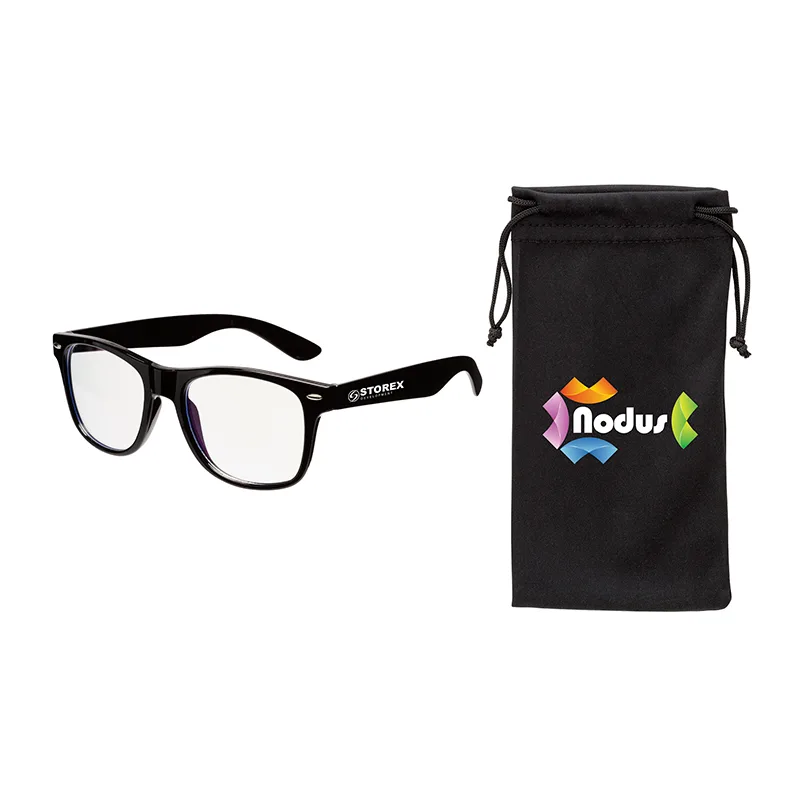 Edmond II Bluelight Blocking Glasses & Pouch view 2