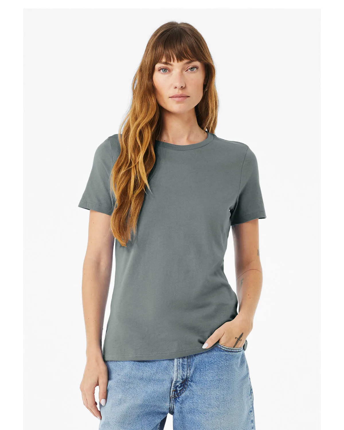BELLA+CANVAS Ladies' Relaxed Jersey Short-Sleeve T-Shirt view 4