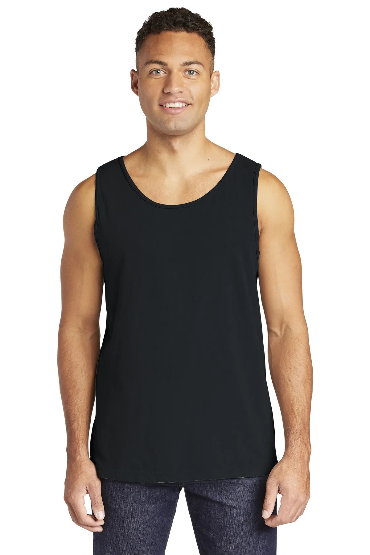 COMFORT COLORS ® Heavyweight Ring Spun Tank Top. — Black