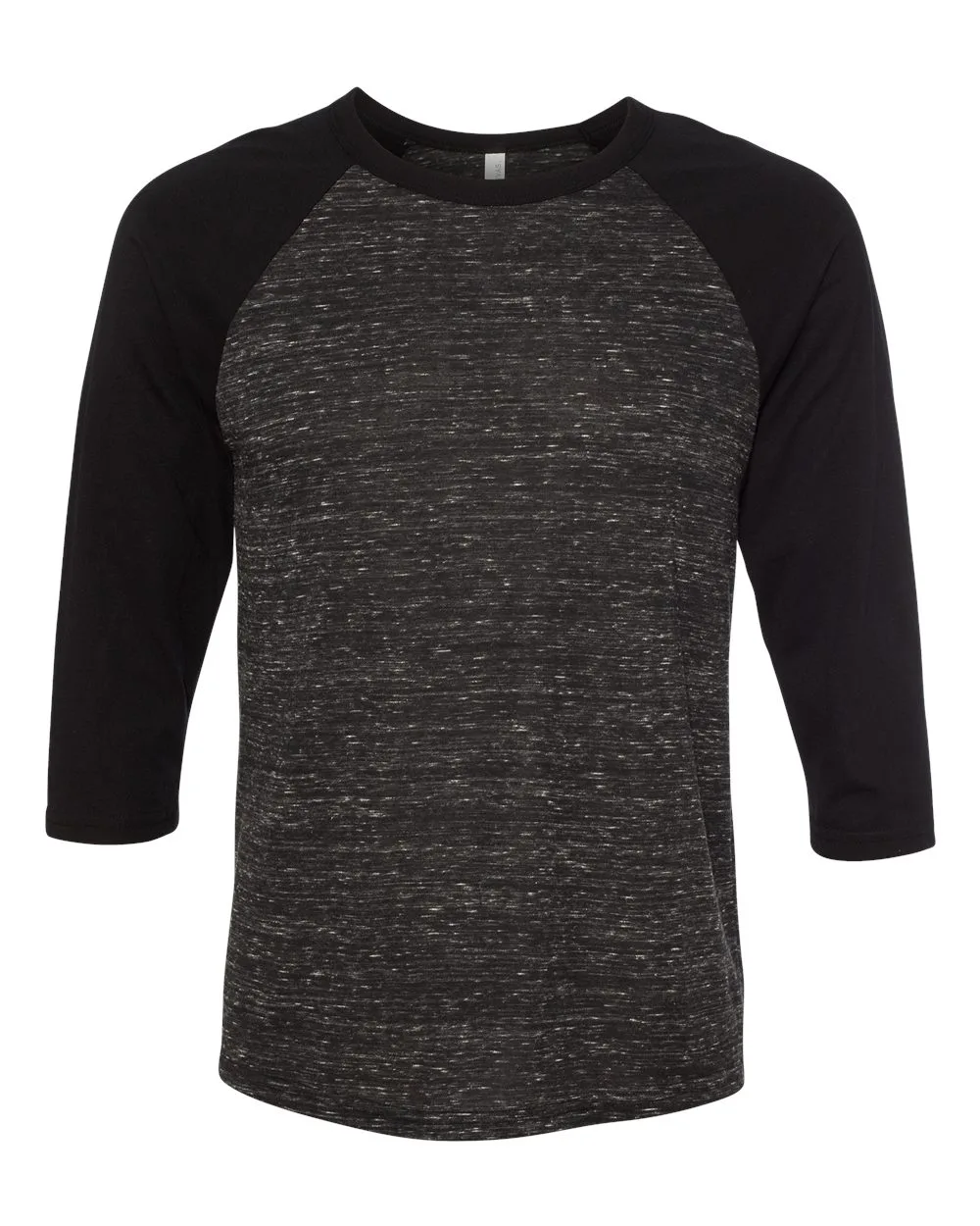 Bella+Canvas® Unisex Three-Quarter Sleeve Baseball Tee view 2