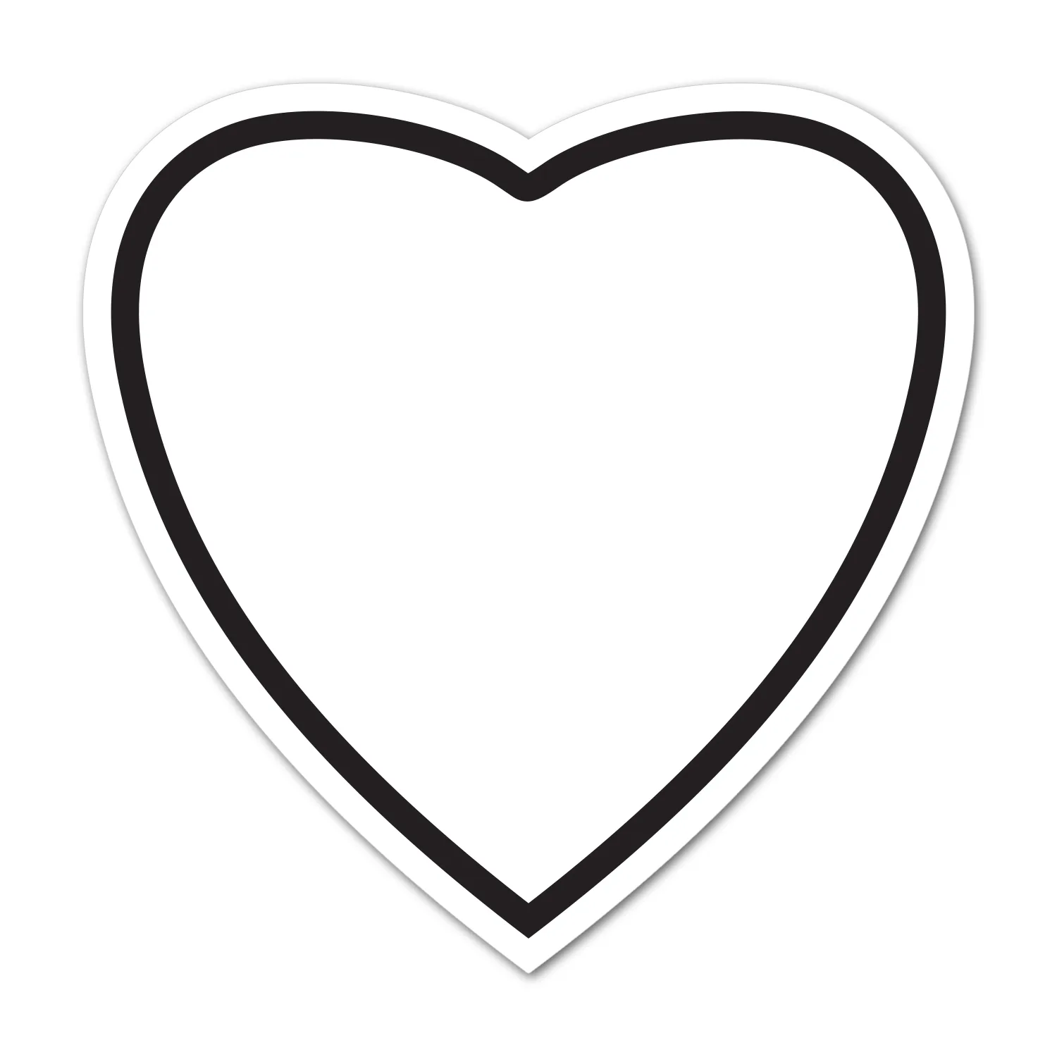 Large Heart Magnet view 2