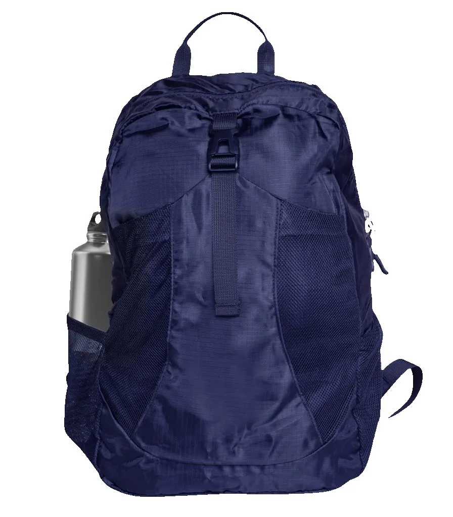Foldable RPET Backpack view 3