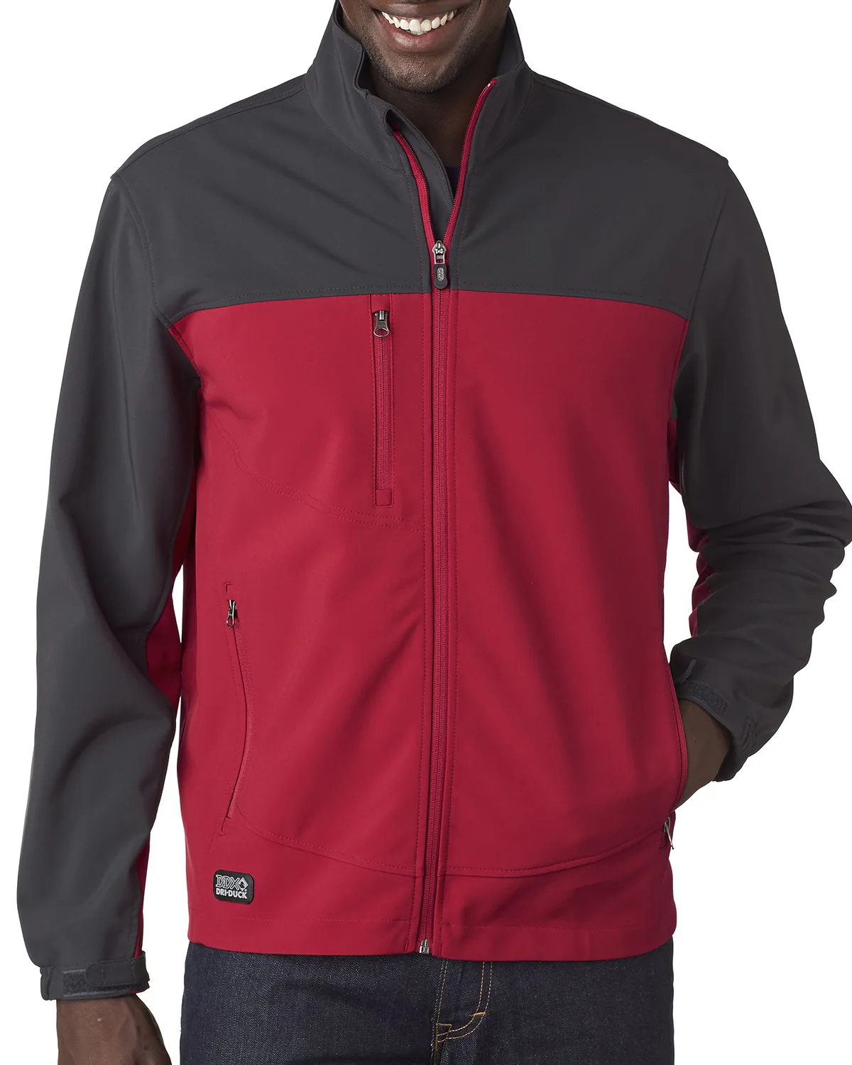 DRI DUCK Men's Poly Spandex Motion Softshell Jacket view 6