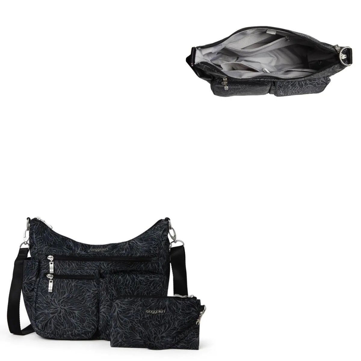 Baggallini Midnight Blossom Modern Everywhere Bag