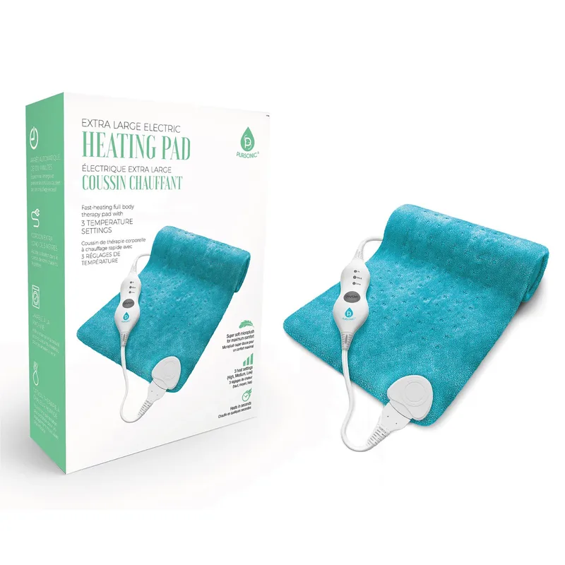 Pursonic Electric Heating Pad - Teal