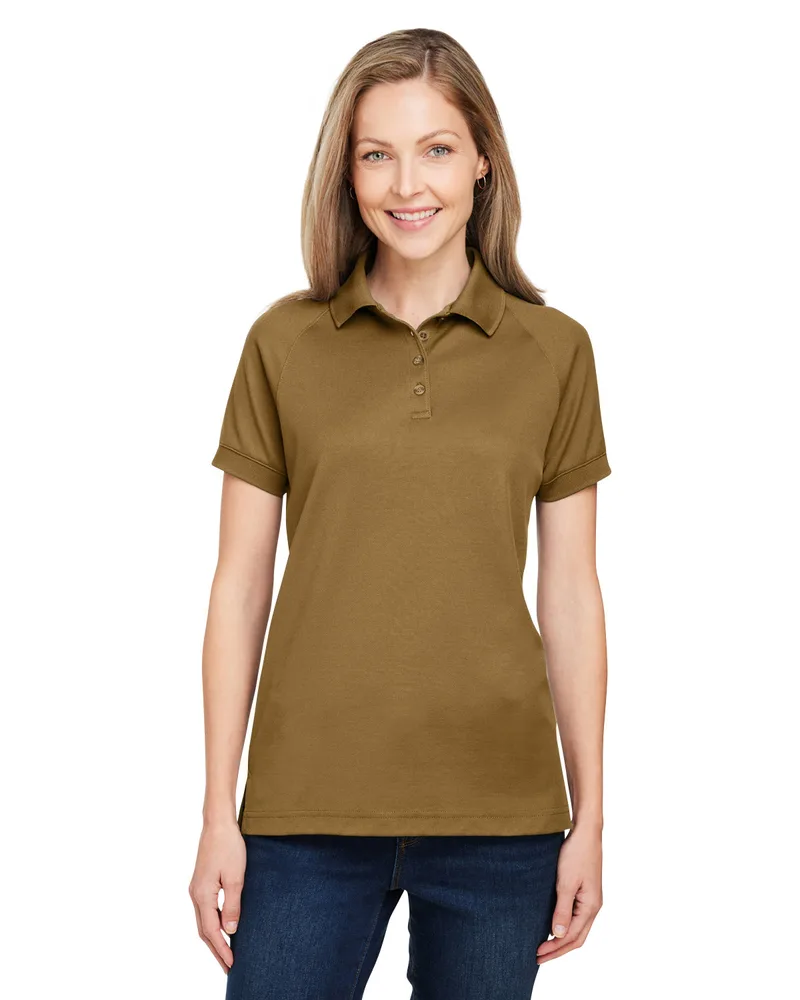 Harriton Women's Charge Snag and Soil Protect Polo Shirt view 2