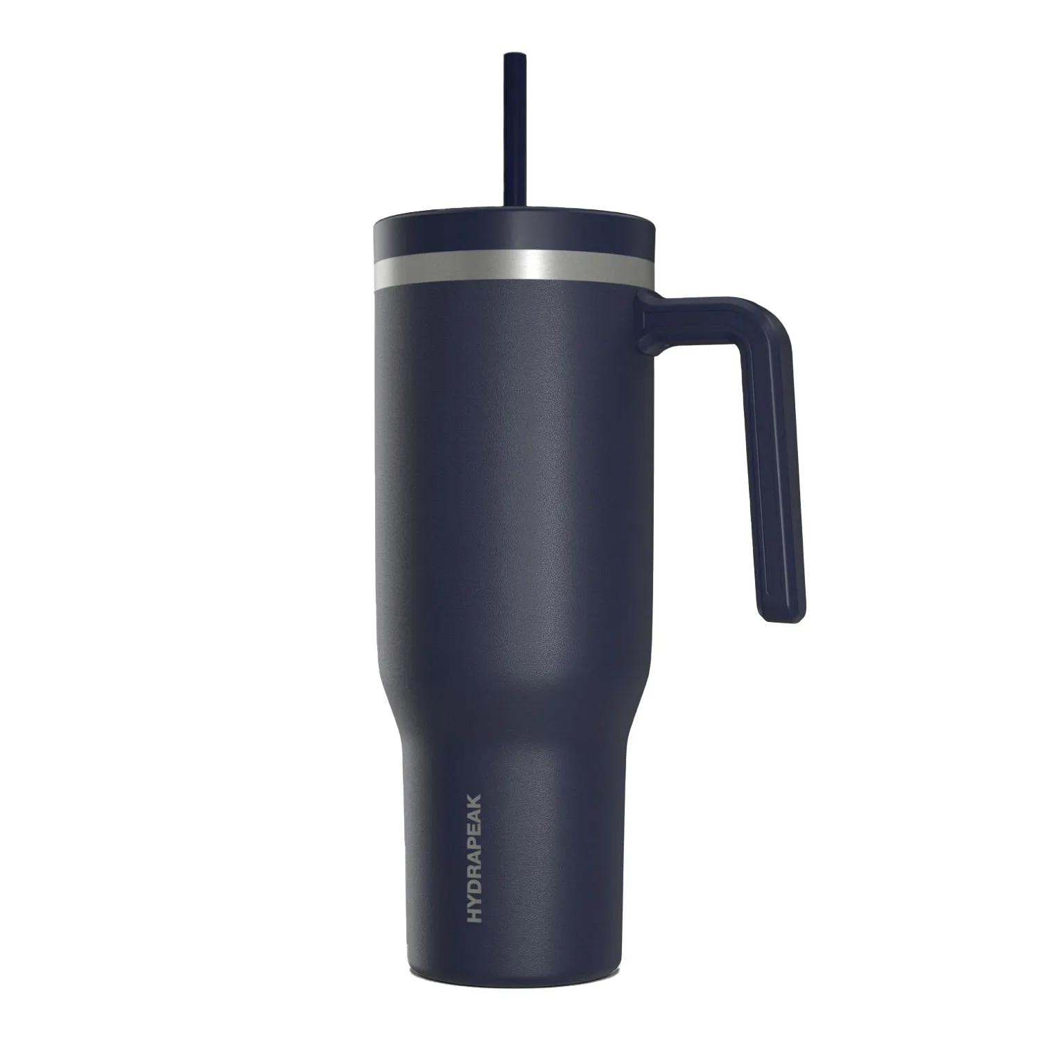 40 oz Hydrapeak® Stainless Steel Insulated Tumbler With Handle and Straw Lid view 7