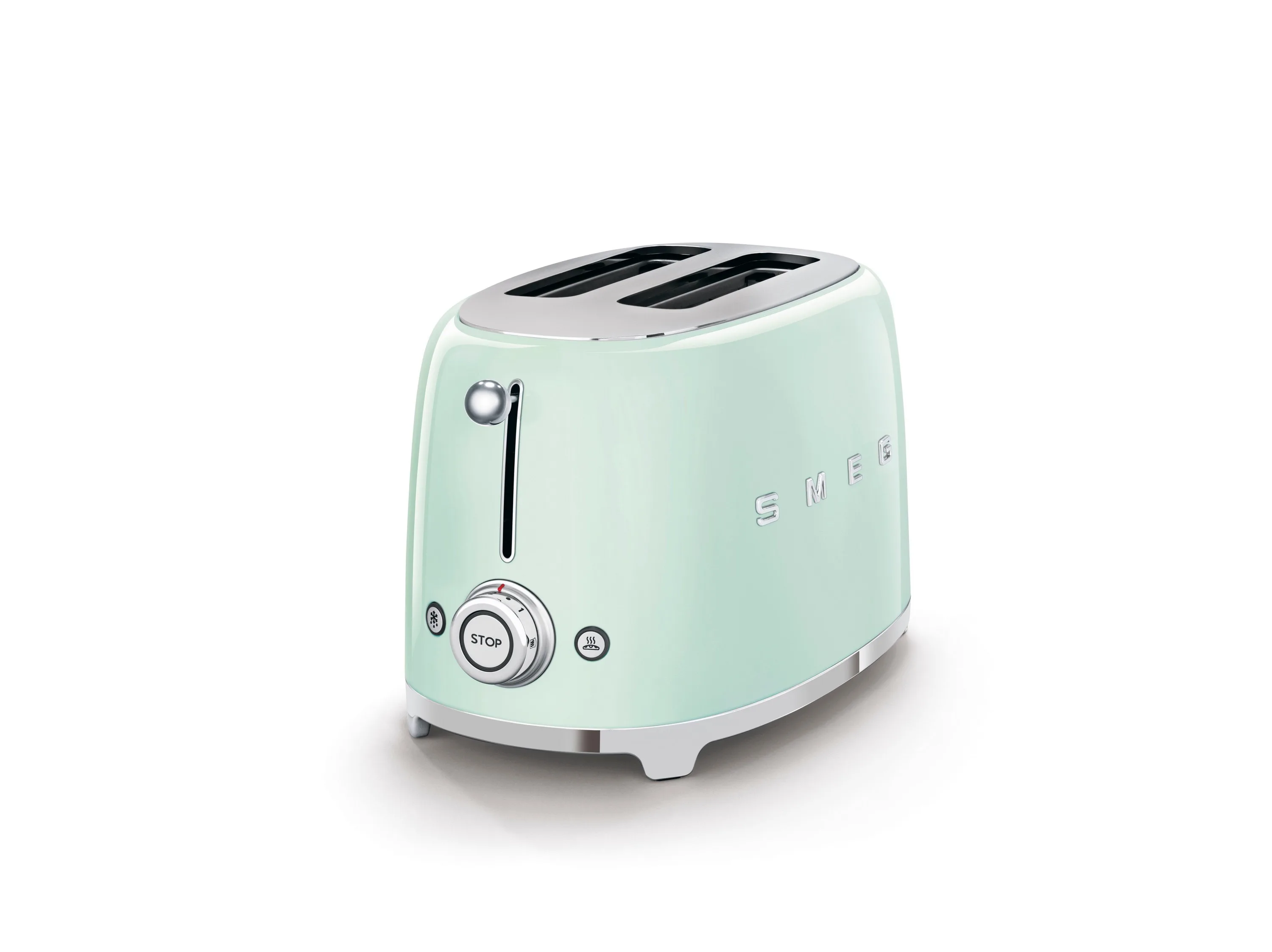 Smeg 50's Retro-Style 2 Slice Toaster Pastel Green