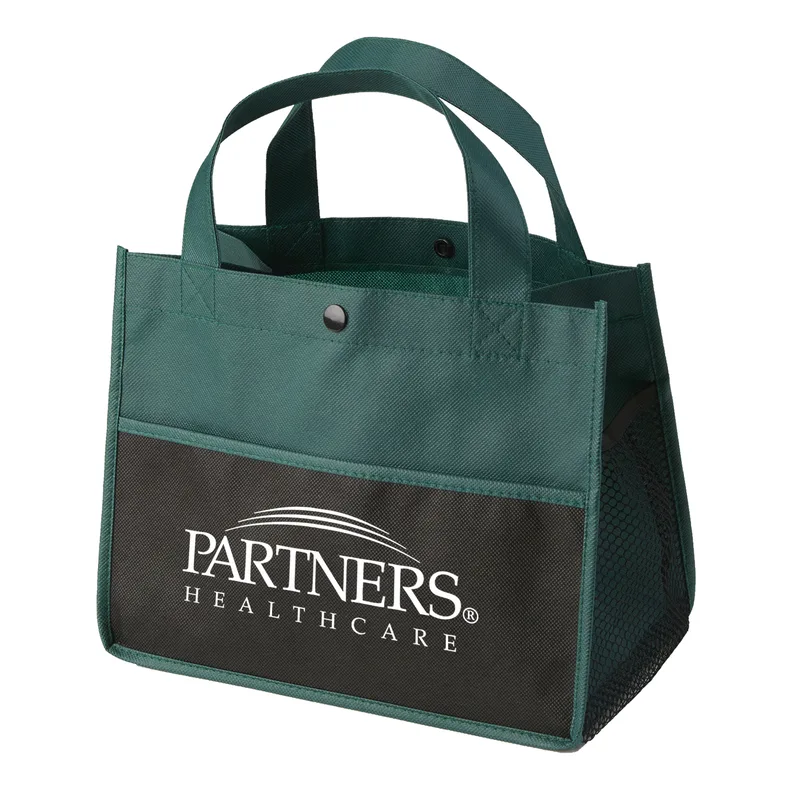 Mini Snap Non-Woven Lunch Tote Bag view 7