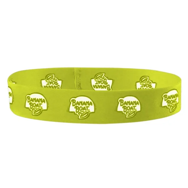 1" Dye-Sublimated Stretchy Elastic Headband view 4