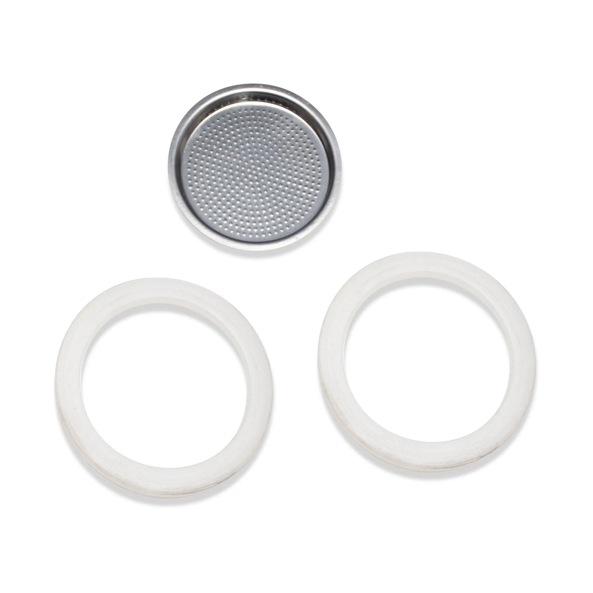 KitchenSupply London Sip - Espresso Maker Replacement Parts, 3-Cup