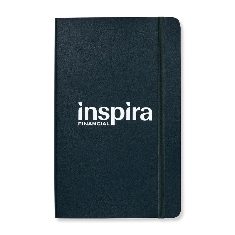 Moleskine® Precious & Ethical Vegan Soft Cover Ruled Large Notebook - Midnight Slate
