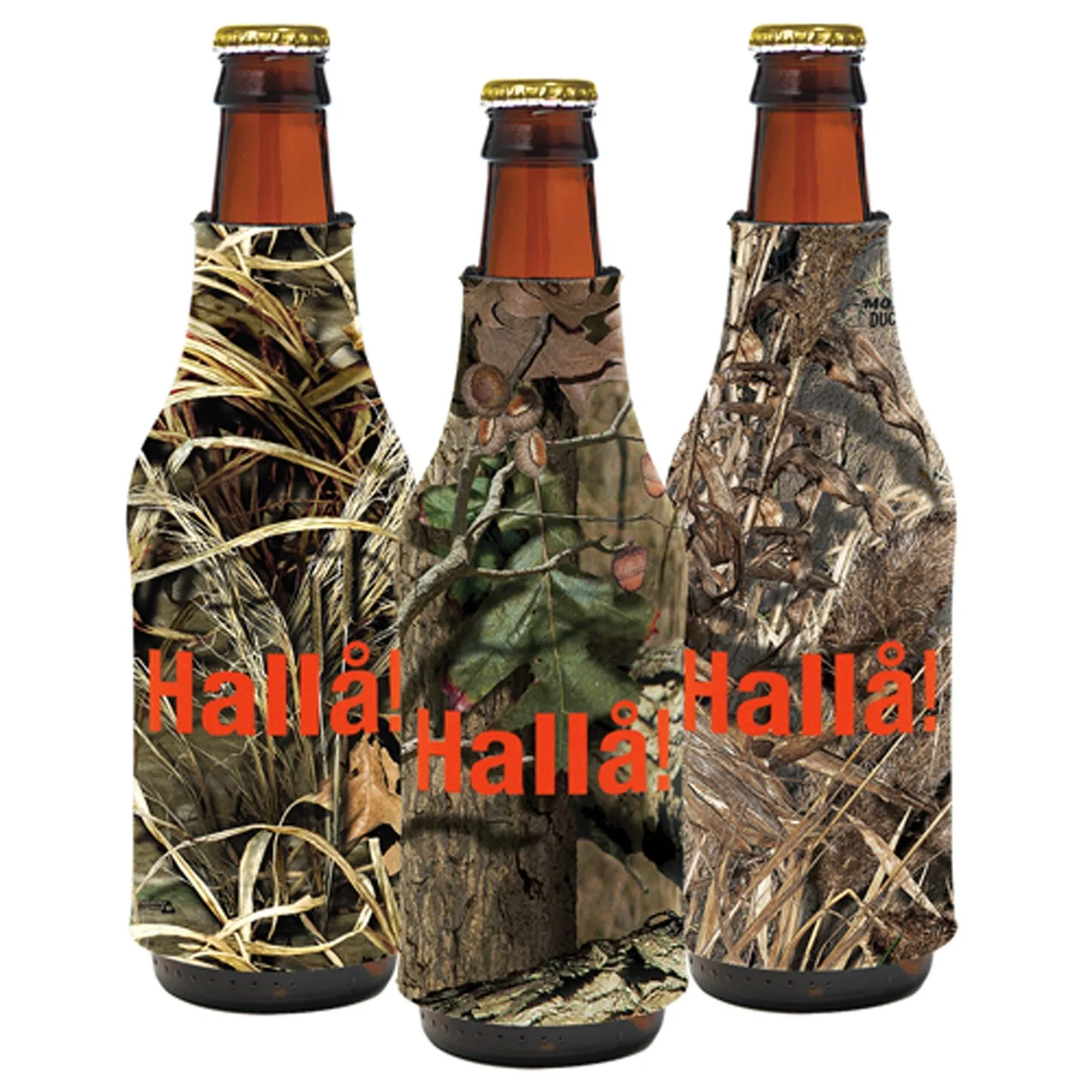 Trademarked Camo Bottle Coolie