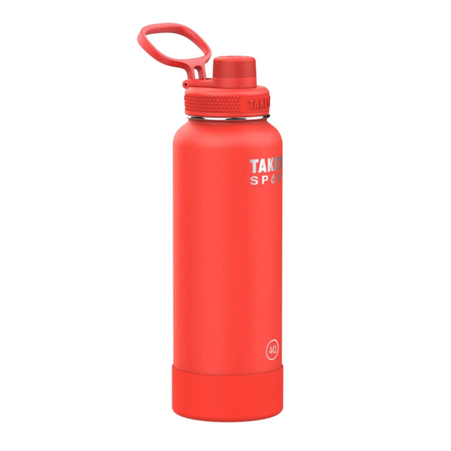 40 oz Takeya® Stainless Steel Insulated Sport Water Bottle w/ Spout Lid view 3