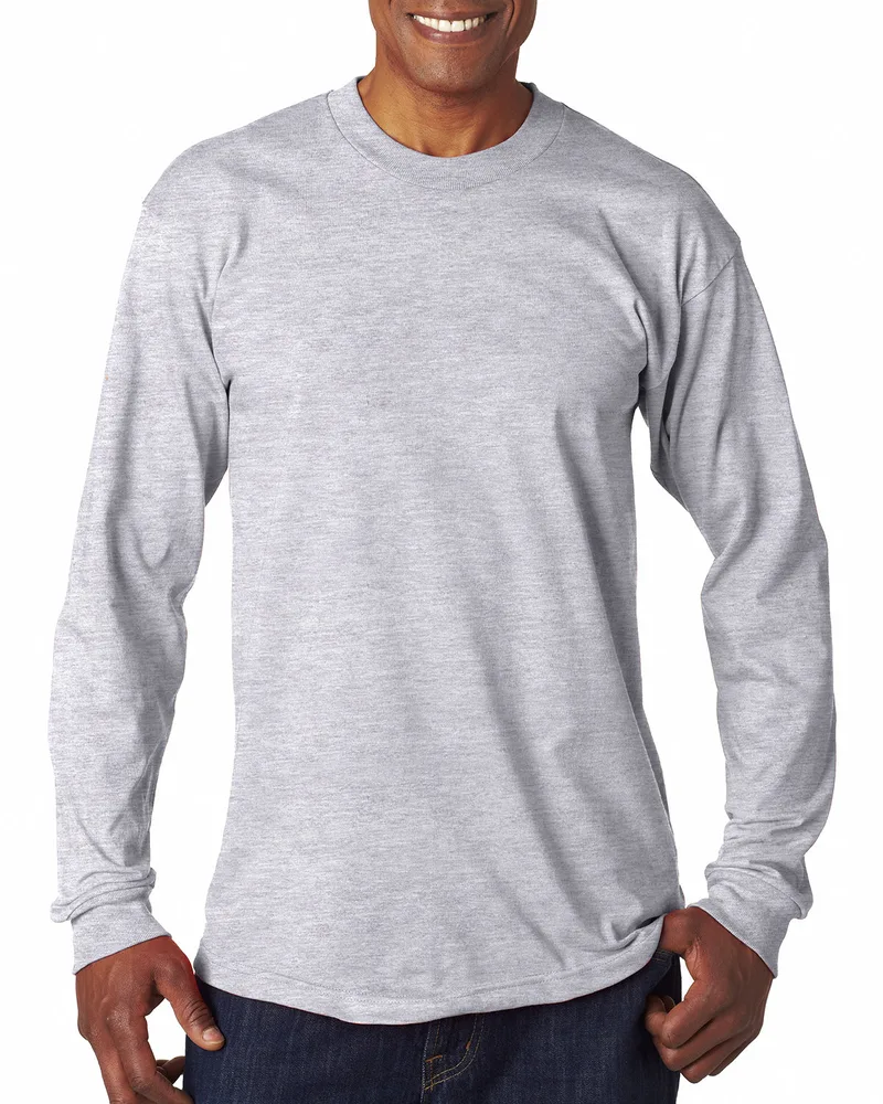 BAYSIDE Unisex USA Made Heavyweight Long-Sleeve T-Shirt