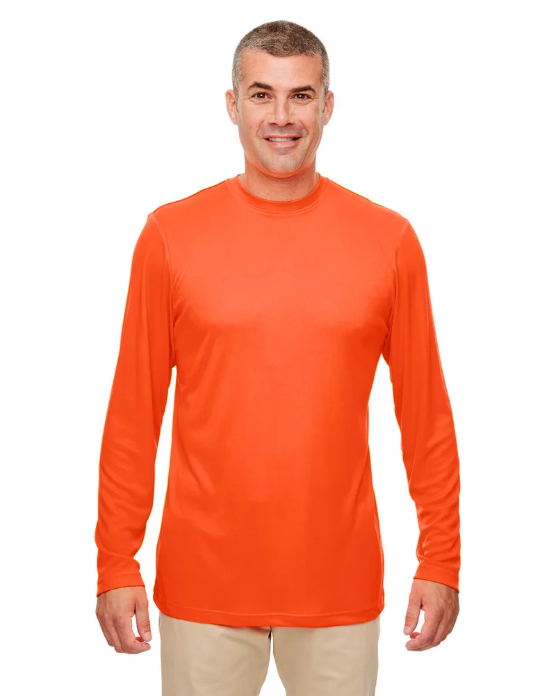 ULTRACLUB Men's Cool & Dry Performance Long-Sleeve Top view 2