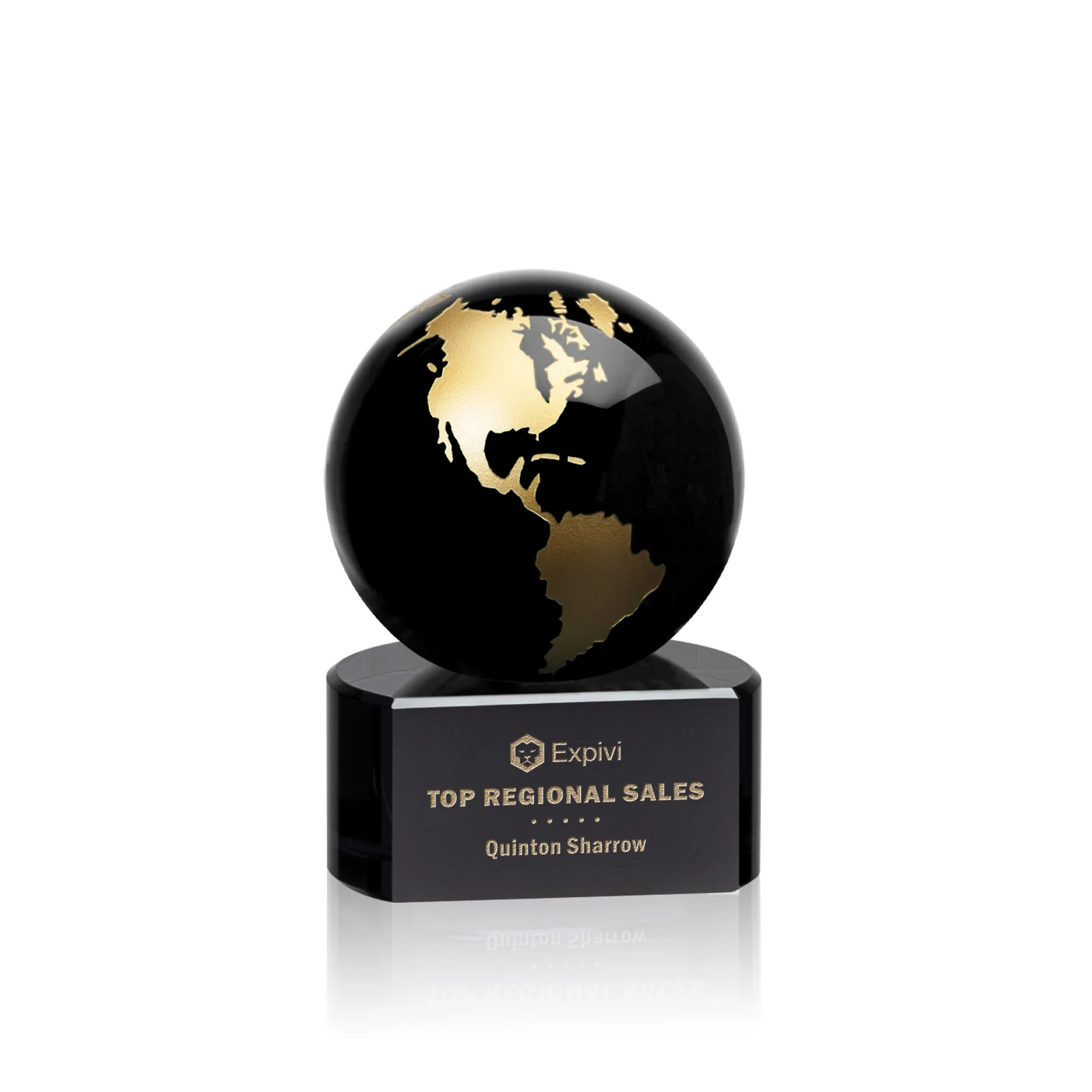 Black, Gold, 2.375"