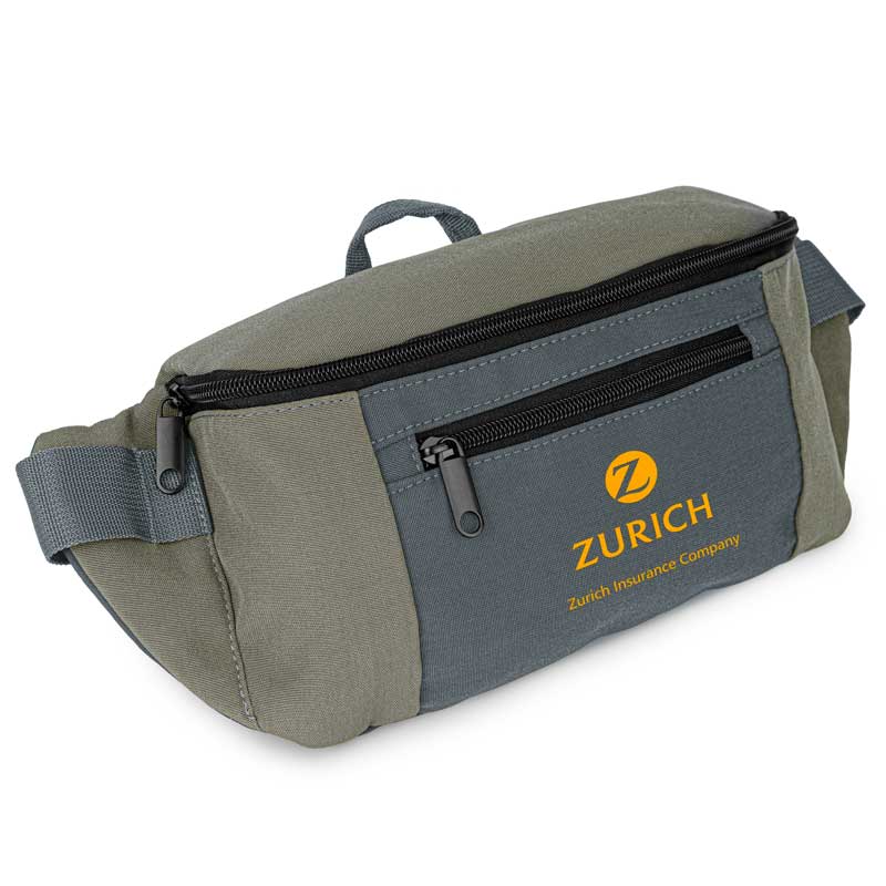 Grey Logo Front Angle View
