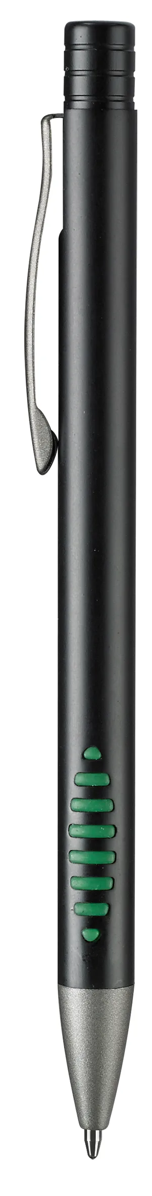 Black Barrel W/Green Blank Side View