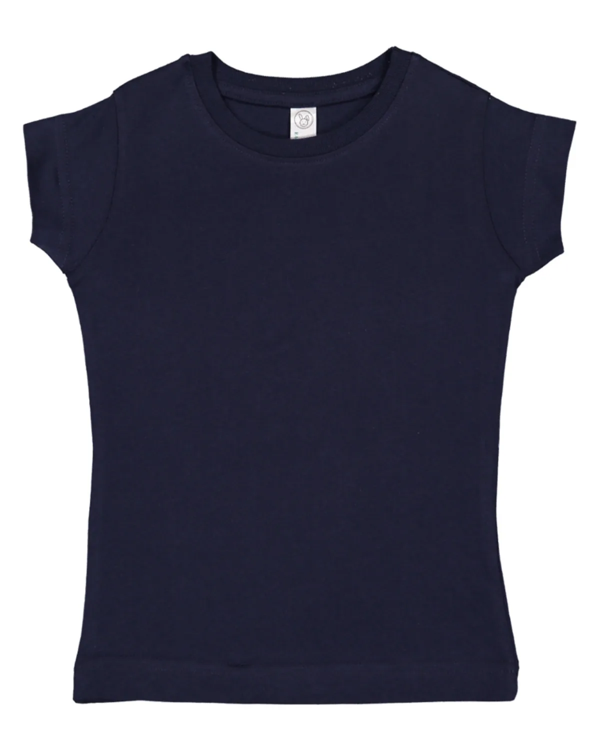 Rabbit Skins Toddler Girls' Fine Jersey T-Shirt view 6